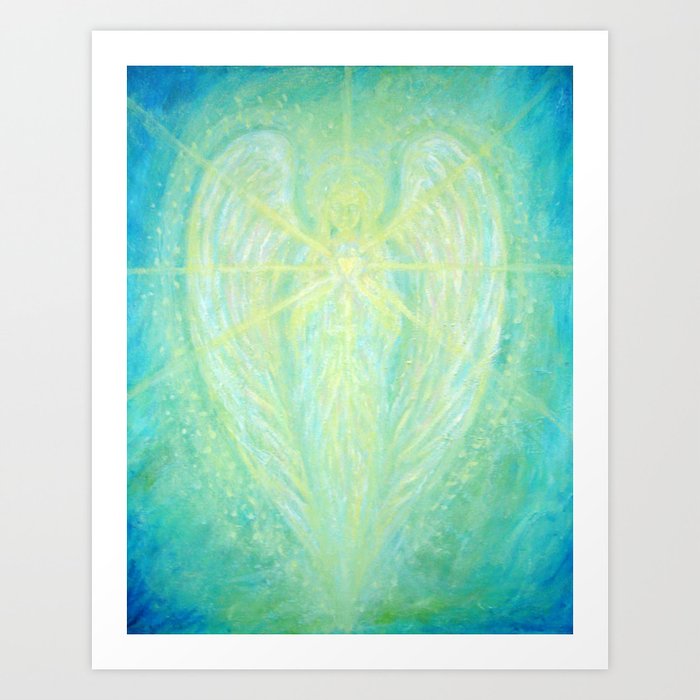 The Archangel Raphael - Angel of Healing Art Print