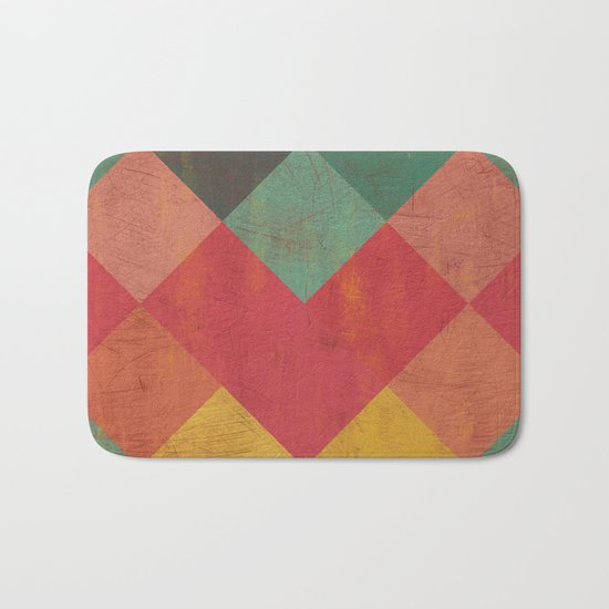 Aztec Vintage Pattern 11 Bath Mat