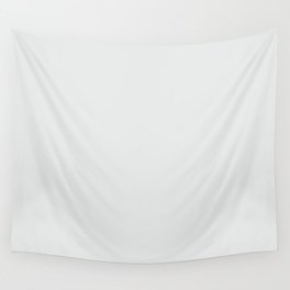 Light Gray Solid Color Pantone Blanc de Blanc 11-4800 TCX Shades of Green Hues Wall Tapestry
