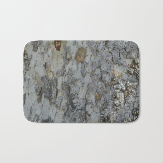 TEXTURES -- California Sycamore Bark Bath Mat