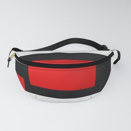 Geometric Abstraction - Red Fanny Pack