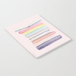 Pastel Book Stack Notebook
