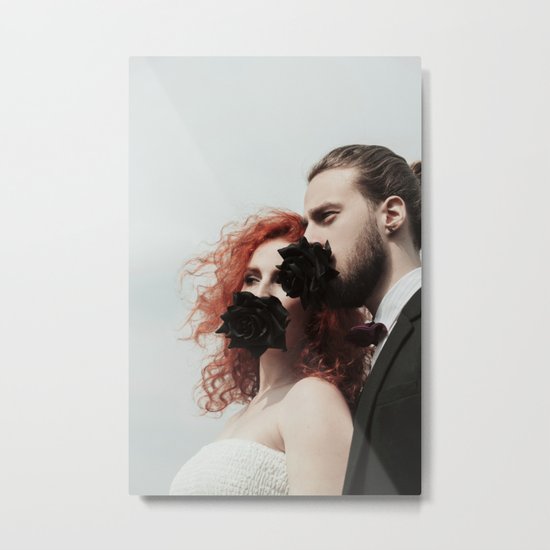 Rose love Metal Print