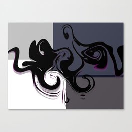 Dodo Meets Octopus Canvas Print