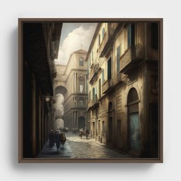Napoli XV Framed Canvas