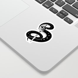 Snake & Sword Sticker