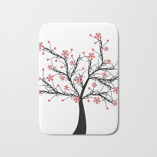 Cherry blossom tree Bath Mat