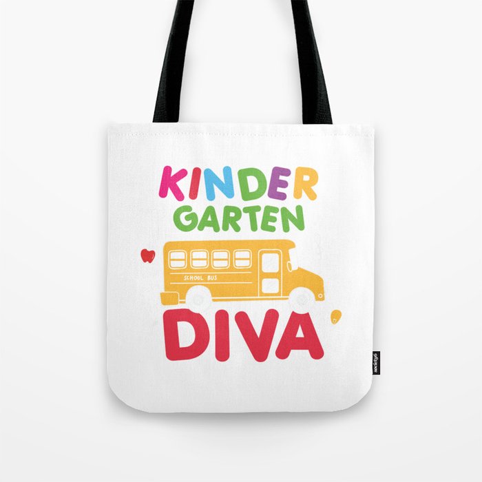 Kindergarten Diva Tote Bag