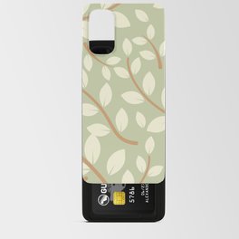 Vintage Leaves Pattern Android Card Case