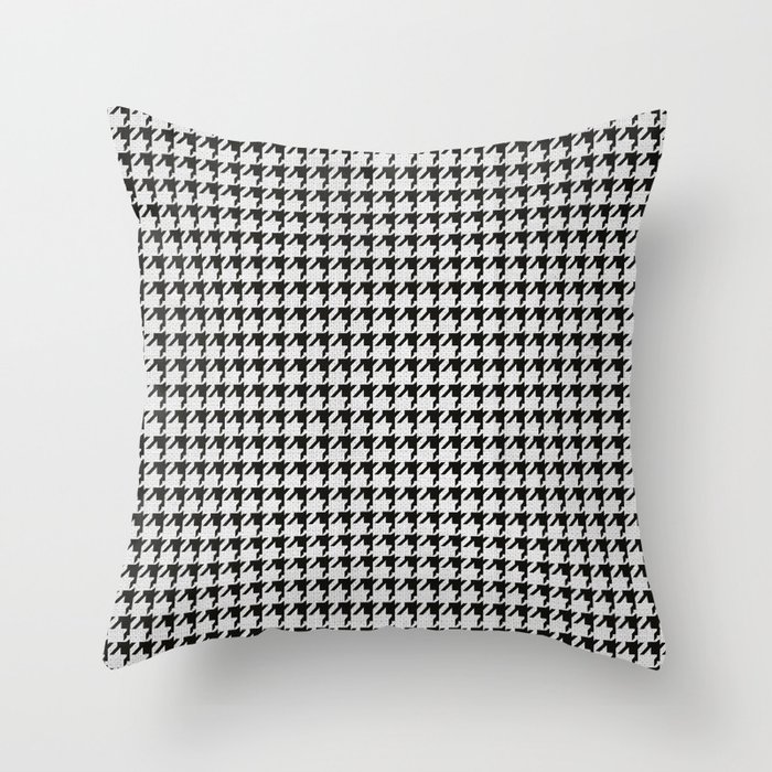Houndstooth Throw Pillow
