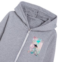 Borboleta Mimoniades  Kids Zip Hoodie