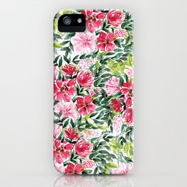 Watercolor Bouquets iPhone Case