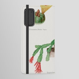 Peyote, Indian Head, and Christmas Cactus Android Wallet Case