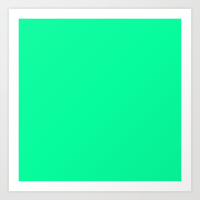 Spring Green Colour Art Print By Productpics Society6 Spring Green Colour Art Print By Productpics Society6
