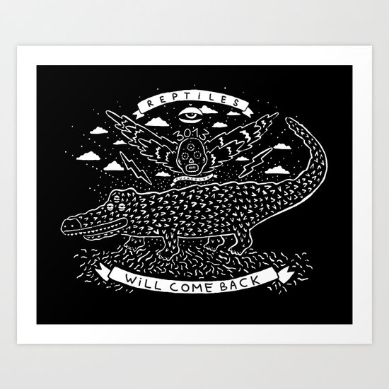 reptiles Art Print