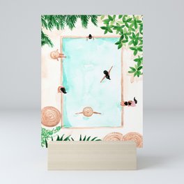 Pool Day Mini Art Print