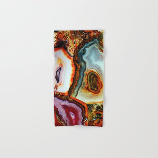 Agate, the Layers of our Earth Hand & Bath Towel