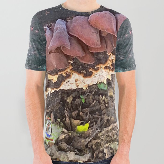 Wood Ears All Over Graphic Tee
