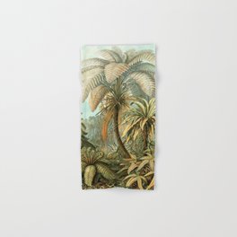 Vintage Tropical Palm Hand & Bath Towel