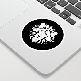 Lion symbol circle Sticker