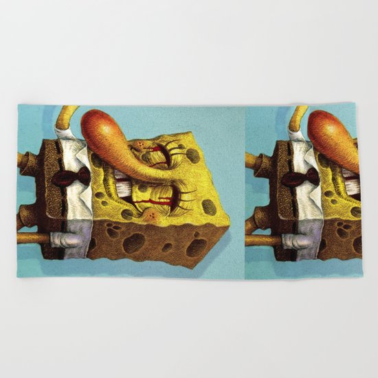 Under happiness( Fan-art) Beach Towel