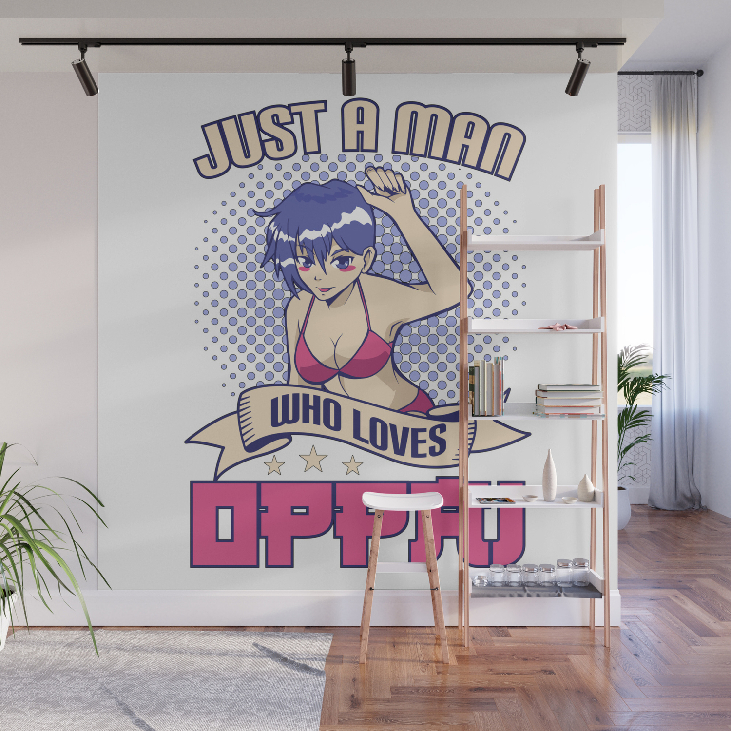 Oppai Mega Milk I Anime Tiddies Wall Mural by Alex211 Society6.