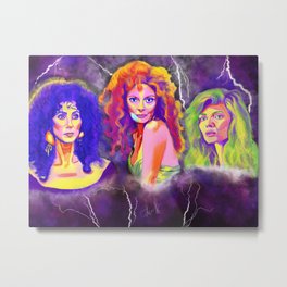 Witches Of Eastwick Metal Print | Witchesofeastwick, Spells, Curly, Witches, Halloween, Passion, Women, Susansaradon, Digital, Love 