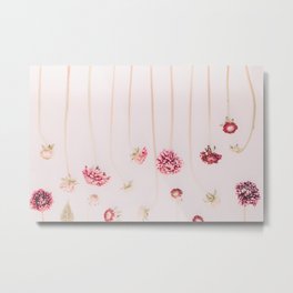 Strawflowers - Pink Flowers by Ingrid Beddoes Metal Print | Delicatefloral, Prettypinkflowers, Artprint, Botanical, Nursery, Elegantflowers, Pastelflorals, Flowers, Driedflowers, Ingridbeddoes 