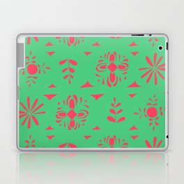 Tile Mosaic - Green Pattern Painting Design Art  Laptop Skin