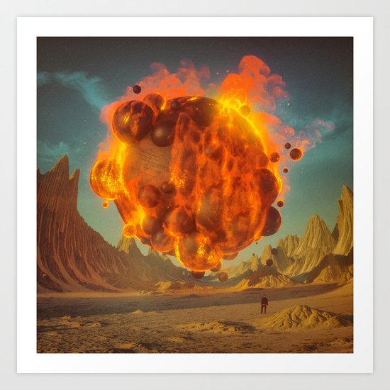 ICED (everyday 12.22.16) Art Print