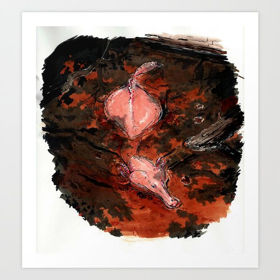 Swamp Dragon Art Print
