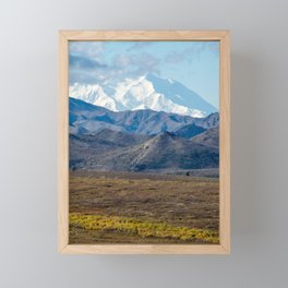 Denali in the Fall Framed Mini Art Print