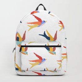 Colorful Birds Seamless Pattern Backpack
