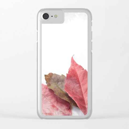 AUTUMN LEAVES #1 #decor #art #society6 Clear iPhone Case