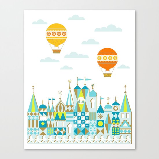 Small Magic white Canvas Print