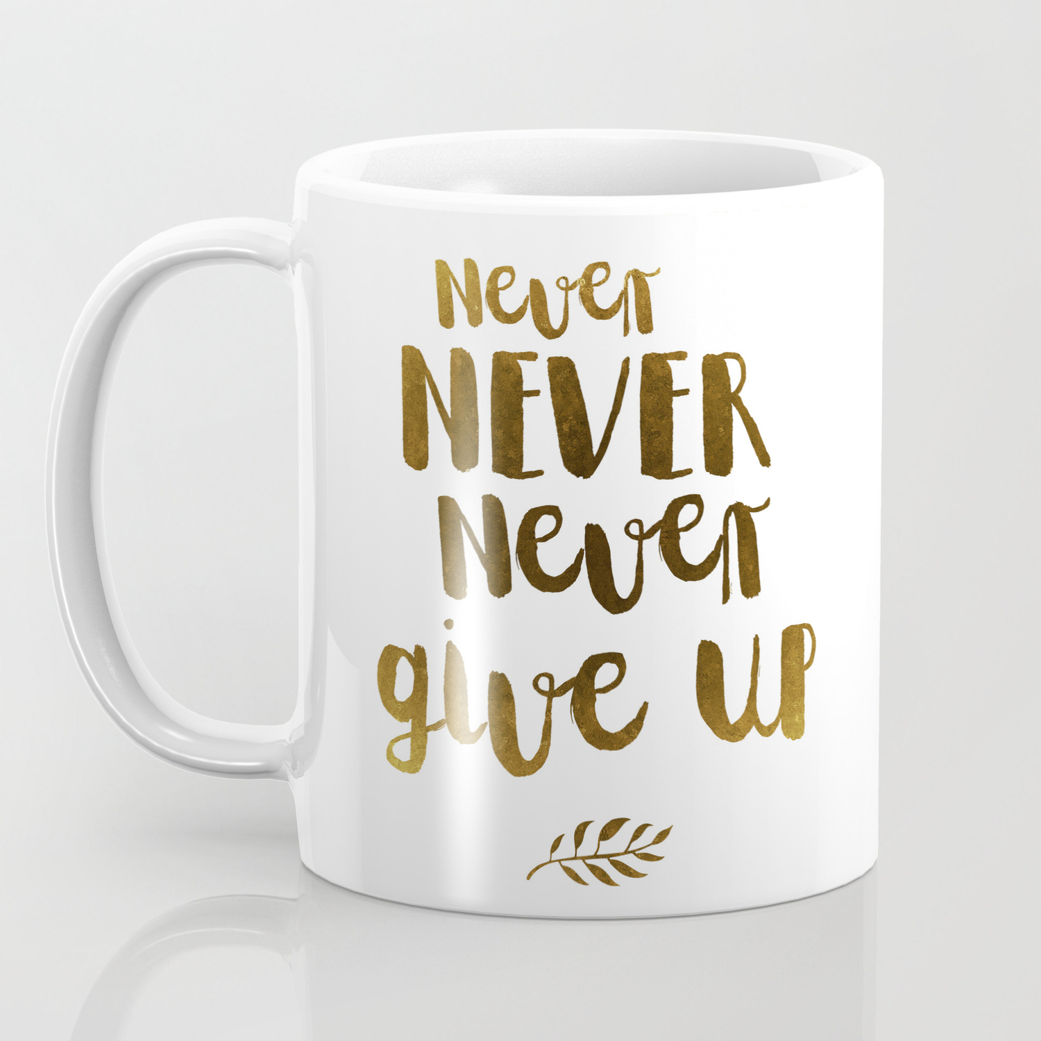 Details about   No Excuses Motivational Inspirational Never Give Up Gift Mug