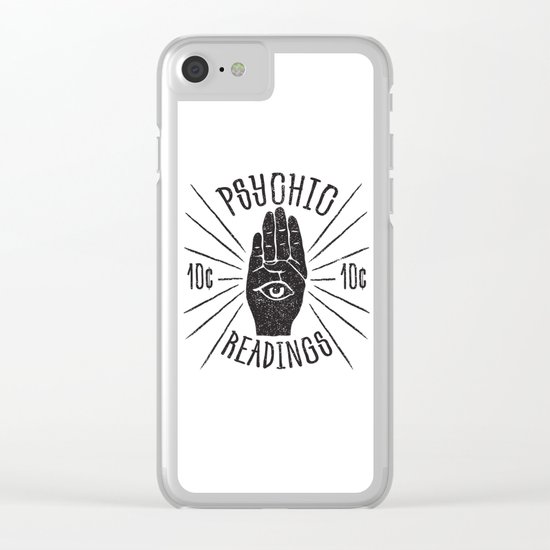 10¢ Psychic Clear iPhone Case