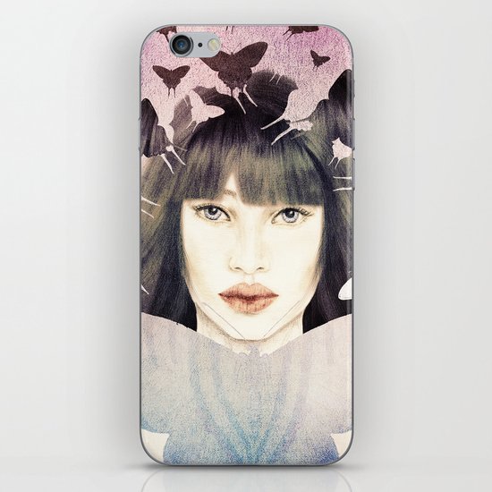 The Time of Butterflies iPhone & iPod Skin