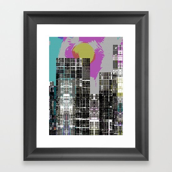 Skyscrapers Framed Art Print