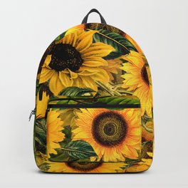 Vintage & Shabby Chic - Noon Sunflowers Garden Backpack