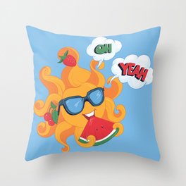 Oh Yeah Its Summer Time Throw Pillow Oh Yeah Its Summer Time Throw Pillow