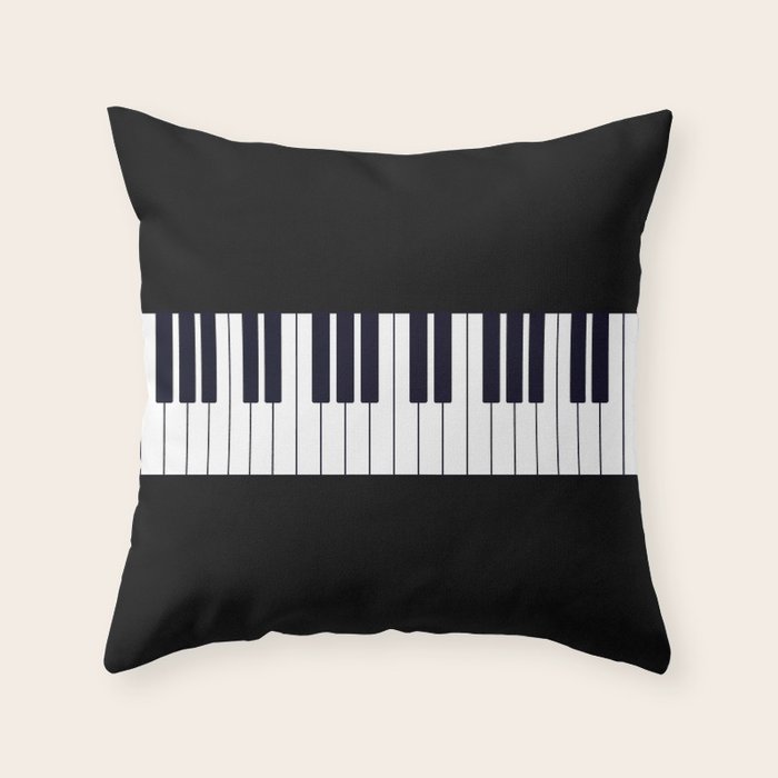 Piano Keys Black And White Simple Piano Keys Pattern