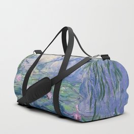 Water Lilies Claude Monet Fine Art Duffle Bag