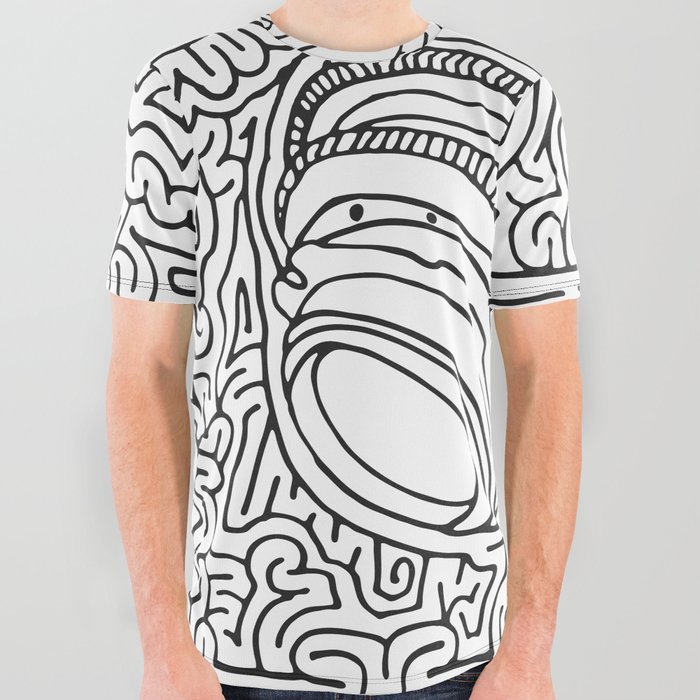 Lens Maze All Over Graphic Tee