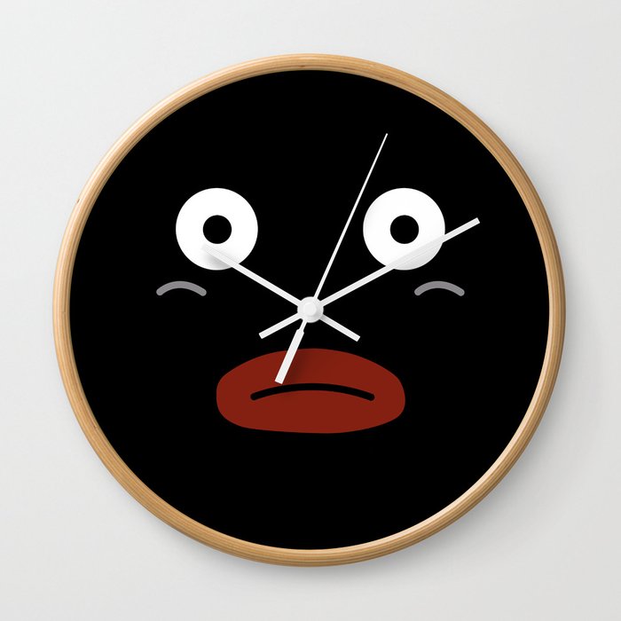 Mr Popo Wall Clock By Robbiedrewillustration Society6 Share the best gifs now >>>. mr popo wall clock by robbiedrewillustration
