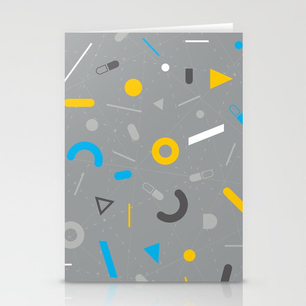 Almost Friday - pattern grey Stationery Cards