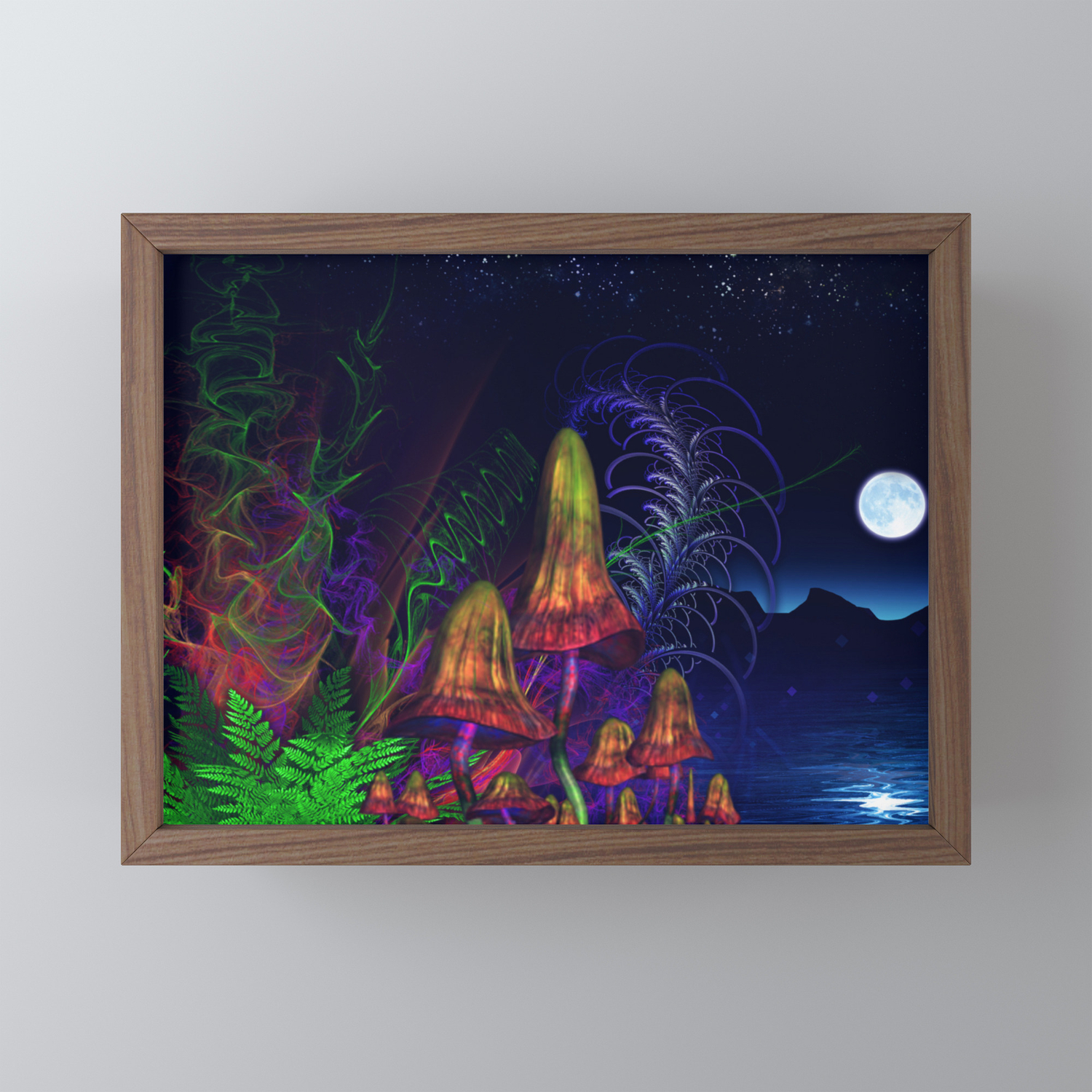 Happy Birthday Terence Mckenna Framed Mini Art Print By Manafold