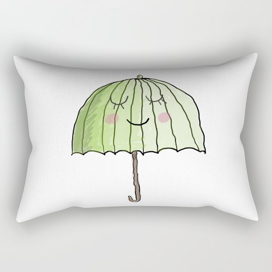 cute UMBRELLA Rectangular Pillow