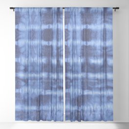 Itajime Shibori Sheer Curtain