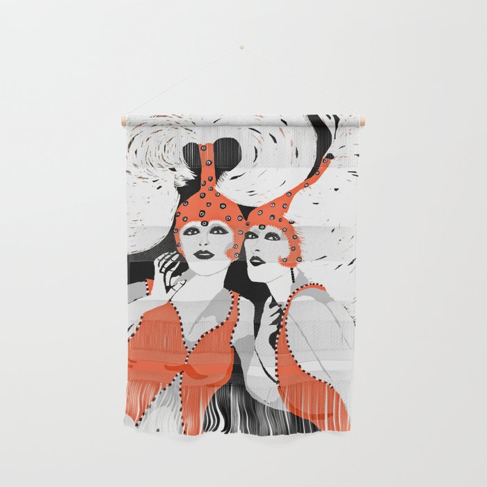 Woman Flappers Wall Hanging